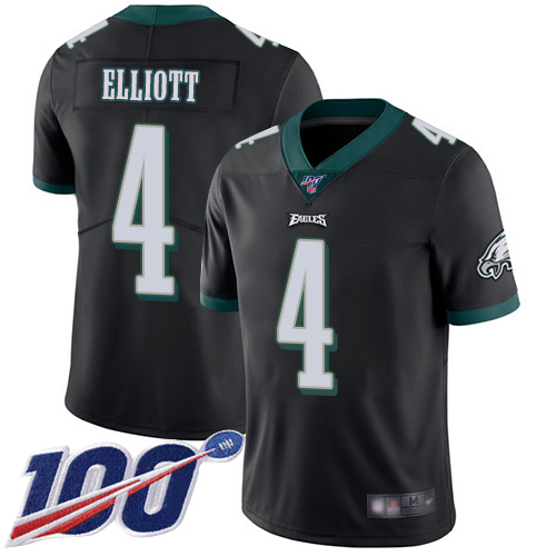 Men Philadelphia Eagles #4 Jake Elliott Black Alternate Vapor Untouchable NFL Jersey Limited Player Season->nfl t-shirts->Sports Accessory